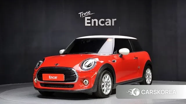 Mini Cooper 2021 Красный из Кореи