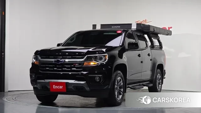 Chevrolet (GM Daewoo) Real New Colorado 2021 Черный из Кореи