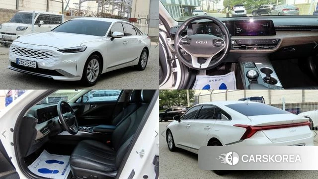 Kia K8 2021 Белый из Кореи