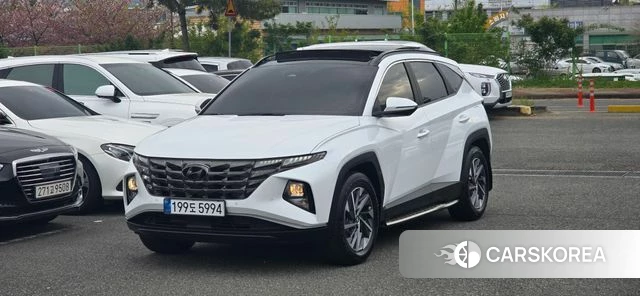 Hyundai Tucson (NX4) 2021 Белый из Кореи