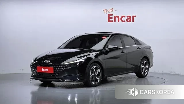 Hyundai Avante (CN7) 2020 Черный из Кореи