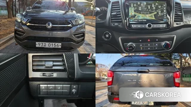Ssangyong Rexton Sports 2020 Серый из Кореи