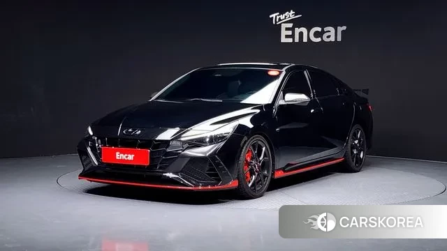 Hyundai Avante (CN7) 2022 Черный из Кореи