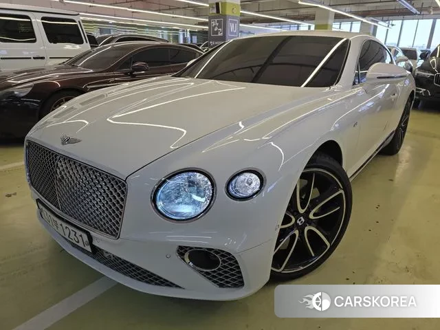 Bentley Continental GT 3rd Generation 2022 Белый из Кореи