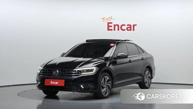 Volkswagen 7th Generation of Jetta 2021 Черный из Кореи