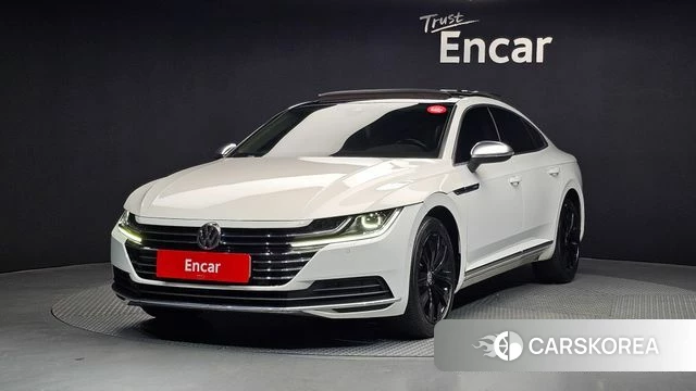 Volkswagen Arteon 2019 Белый из Кореи