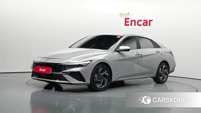 Hyundai The New Avante (CN7) 2023 Серебристо-серый из Кореи
