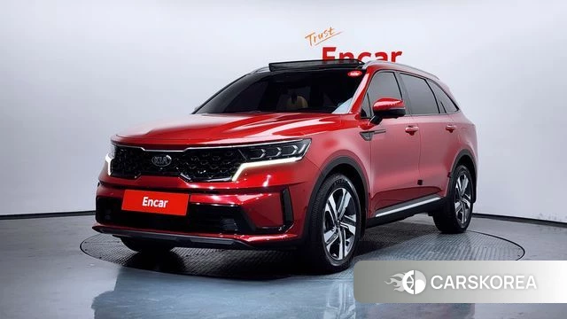 Kia Sorento 4th Generation 2021 Красный из Кореи