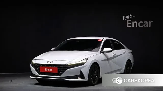 Hyundai Avante (CN7) 2022 Белый из Кореи