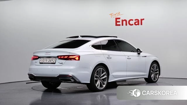 Audi A5 (F5) 2020 Белый из Кореи