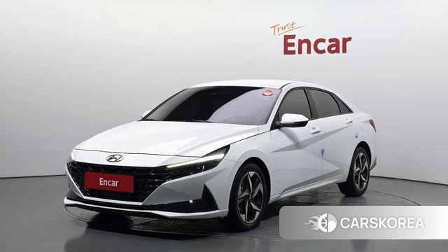 Hyundai Avante (CN7) 2023 Белый из Кореи