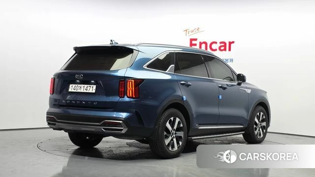 Kia Sorento 4th Generation 2021 Небесно-голубой из Кореи