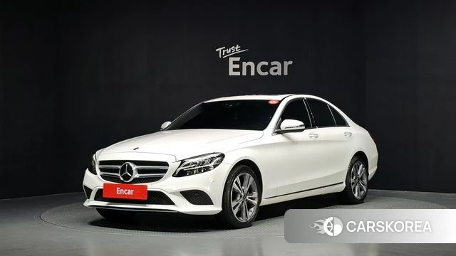 Mercedes-Benz C-Class W205 2021 Белый из Кореи