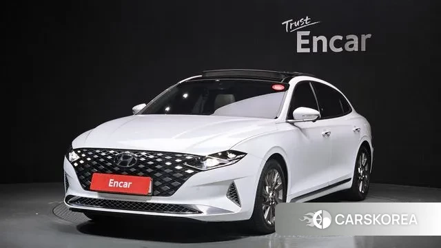 Hyundai The New Grandeur IG Hybrid 2021 Белый из Кореи