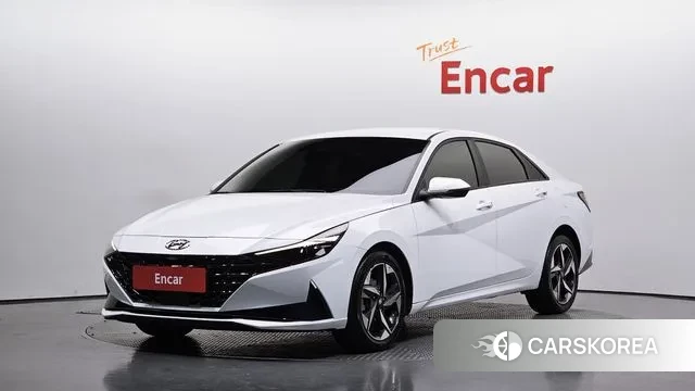 Hyundai Avante (CN7) 2020 Белый из Кореи
