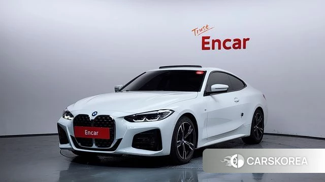BMW 4 Series (G22) 2021 Белый из Кореи