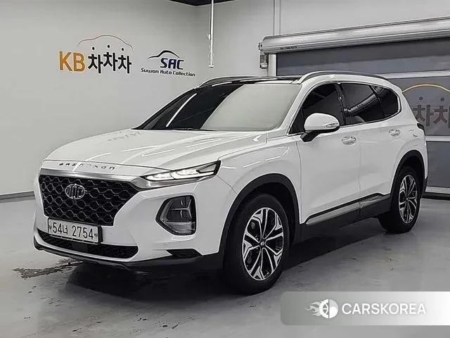 Hyundai Santa Fe TM 2018 Белый из Кореи
