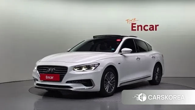 Hyundai Grandeur IG Hybrid 2018 Белый из Кореи