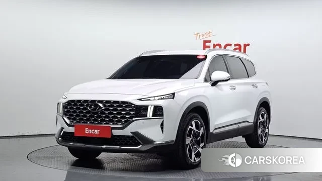 Hyundai The New Santa Fe 2023 Белый из Кореи