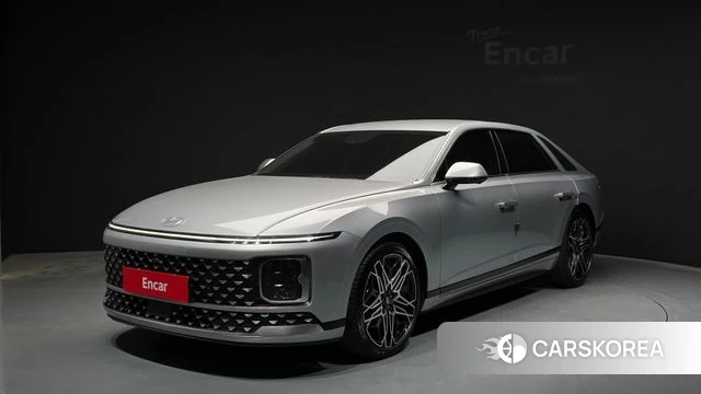 Hyundai Grandeur Hybrid (GN7) 2023 Серебристо-серый из Кореи