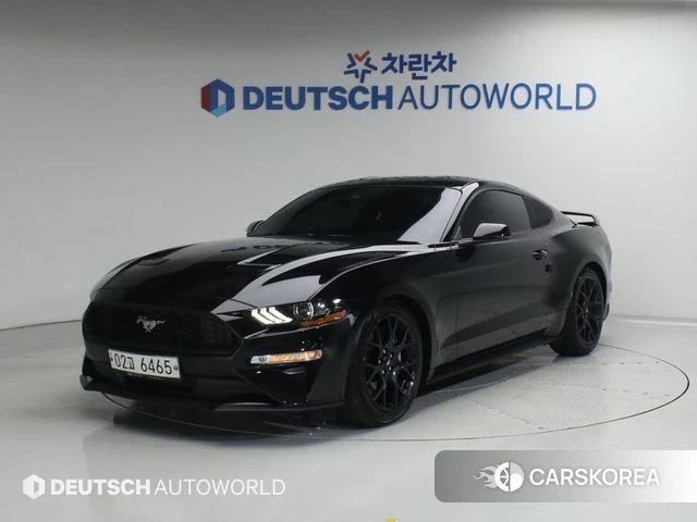 Ford Mustang 2018 Черный из Кореи