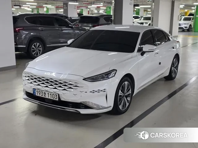 Kia K8 Hybrid 2023 Белый из Кореи