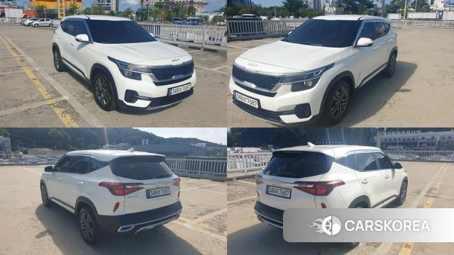Kia Seltos 2022 Белый из Кореи