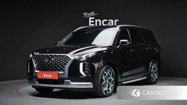 Hyundai Palisade 2021 Черный из Кореи