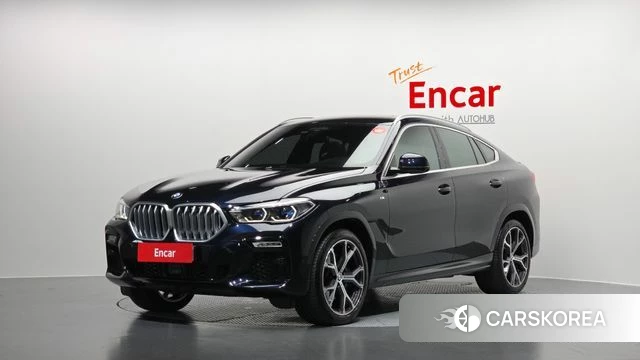 BMW X6 (G06) 2021 Черный из Кореи