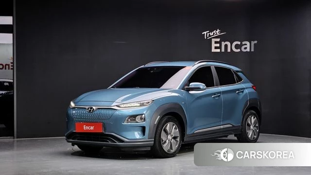 Hyundai Kona Electric 2018 Синий из Кореи