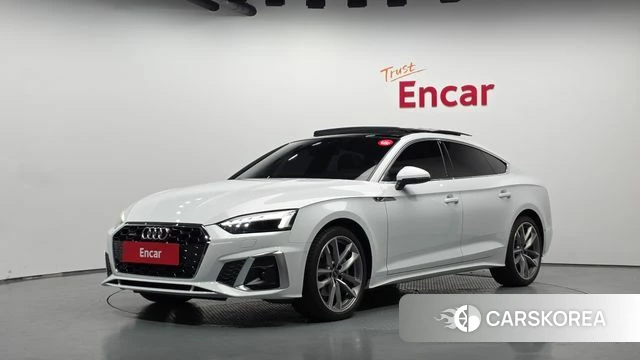 Audi A5 (F5) 2023 Белый из Кореи
