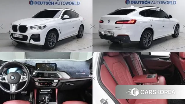 BMW X4 (G02) 2020 Белый из Кореи