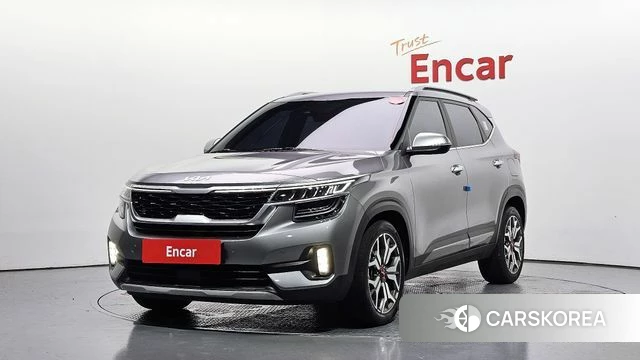 Kia Seltos 2022 Серый из Кореи