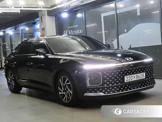 Hyundai Grandeur Hybrid (GN7) 2022 Черный из Кореи