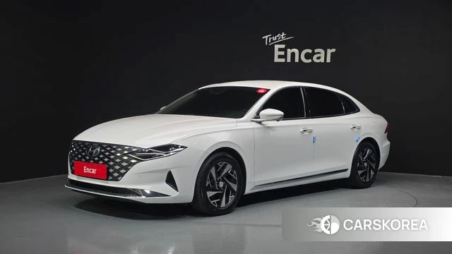 Hyundai The New Grandeur IG Hybrid 2021 Белый из Кореи