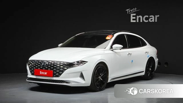 Hyundai The New Grandeur IG Hybrid 2022 Белый из Кореи