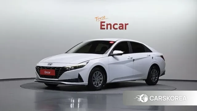 Hyundai Avante (CN7) 2021 Белый из Кореи