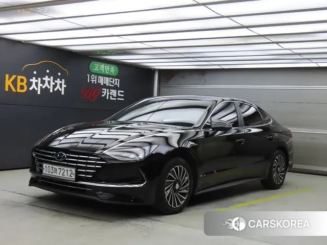 Hyundai Sonata Hybrid (DN8) 2020 Черный из Кореи
