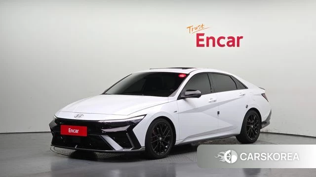Hyundai The New Avante (CN7) 2025 Белый из Кореи