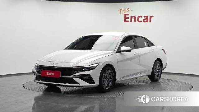 Hyundai The New Avante Hybrid (CN7) 2024 Белый из Кореи