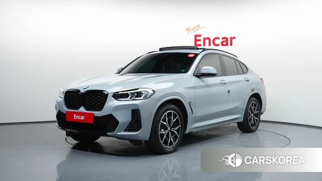 BMW X4 (G02) 2022 Серебристо-серый из Кореи
