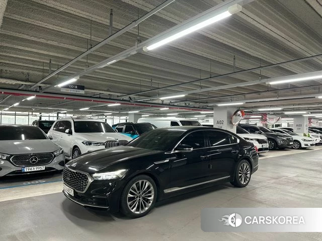 Kia The New K9 2nd generation 2022 Черный из Кореи