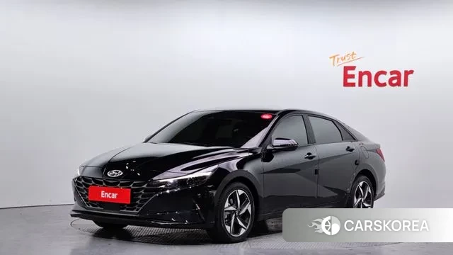 Hyundai Avante (CN7) 2023 Черный из Кореи