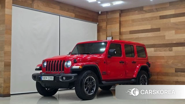 Jeep Wrangler (JL) 2021 Красный из Кореи