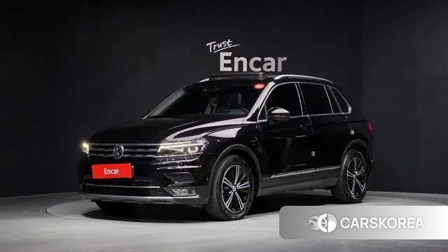 Volkswagen Tiguan second Generation 2020 Черный из Кореи