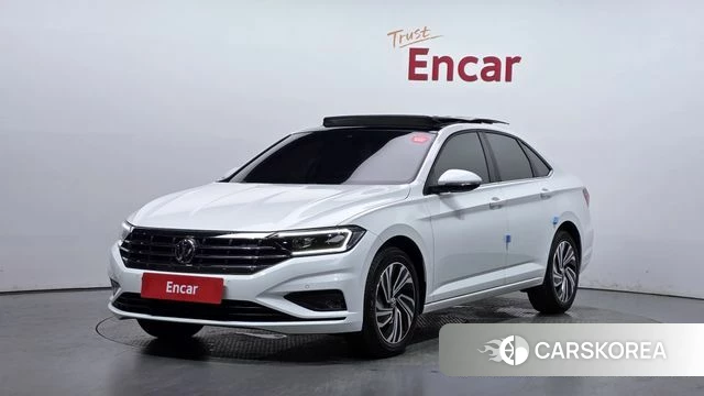 Volkswagen 7th Generation of Jetta 2021 Белый из Кореи