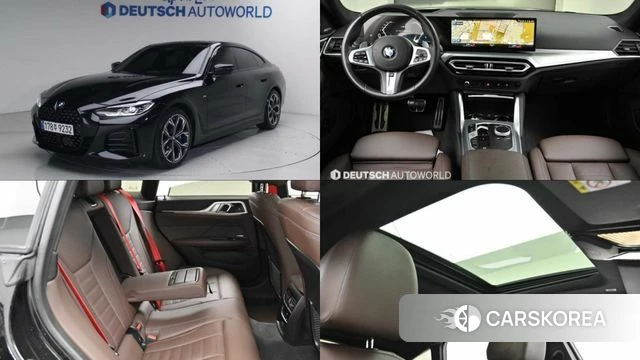 BMW 4 Series (G22) 2024 Черный из Кореи