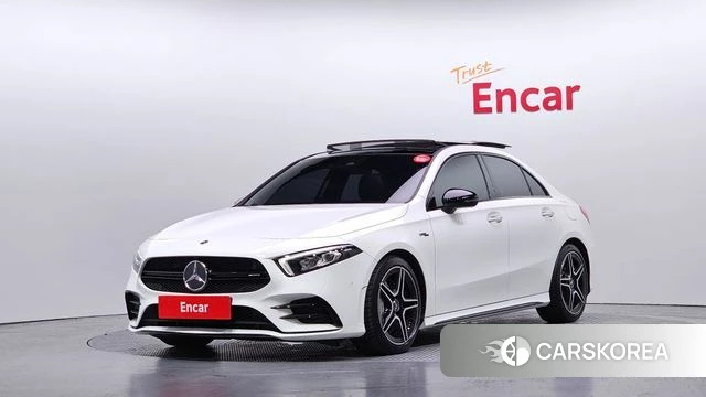 Mercedes-Benz A-Class W177 2022 Белый из Кореи