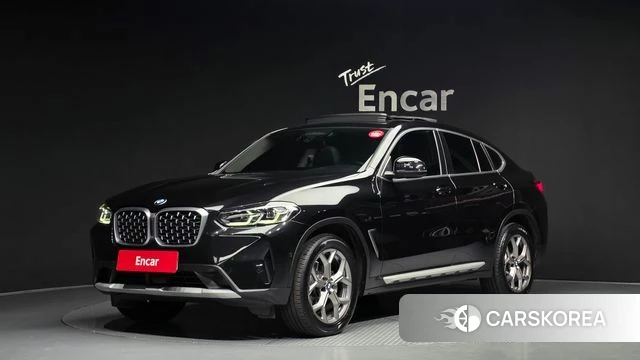 BMW X4 (G02) 2023 Черный из Кореи