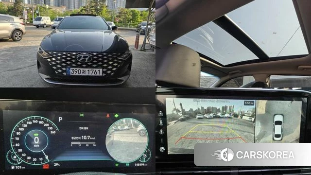 Hyundai The New Grandeur IG Hybrid 2022 Черный из Кореи